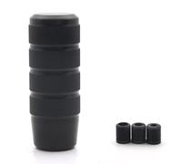Pbqenxb Universal 95MM Non-Slip Gear Shift Knob Manual Transmission Aluminum Knurled Shifter Lever Car Shift Knobs(Black)
