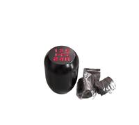 Pbqenxb Universal Racing 5/6 Speed Aluminum Car Gear Shifter Knob Black Carbon Manual Transmission Shift Lever Automatic Car Shift Knobs(Black 5speed)