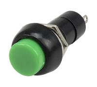 PBS-11A 12mm Self-lock ON - OFF Round Push Button Switch SPST 10Pcs(Green)