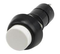PBS-11A 12mm Self-lock ON - OFF Round Push Button Switch SPST 10Pcs(WHITE)
