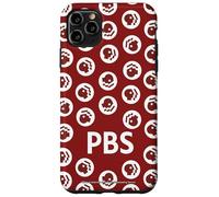 PBS Dark Red and White Repeating Logo Public Broadcasting Case for iPhone 11 Pro Max