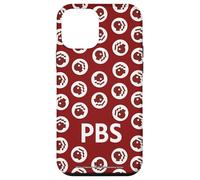 PBS Dark Red and White Repeating Logo Public Broadcasting Case for iPhone 12 mini