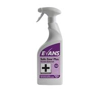 PBS Medicare 6 x 750ml Best Price Evans Safe Zone Plus Disinfectant Cleaner