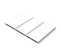 PBSL Group Freefoam 300mm White Hollow Soffit Board 10mm X 5M - Upvc, Weatherproof, Class 1Y, 20-Year Guarantee