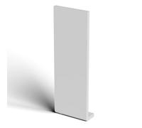 PBSL Group Freefoam 300mm White Upvc Fascia Capping Board 10mm Lip 5M - Pack Of 2