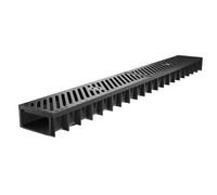 PBSL Group Lite Aqua Channel Drain Ductile Iron Grating Class B125 - 1Mtr