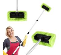 PBT Car Wash Brush, 4 Sections Soft Bristle Washing Kit 60” 151cm with Extendable Long Handle Scrub Detail Brush for Exterior Interior Car Truck Motorbike Deck House Tyres Boat Cleaning Sweep Snow