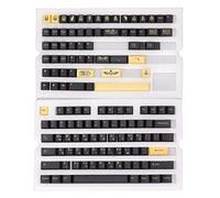 PBT Key 132 Keys rless, Cherry Height Keycap Set, Egyptian Pharaoh Theme Gaming Key with Subl, l for Mechanical Keyboard DIY