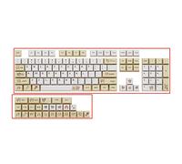 PBT Keyboard Keycaps 130 Keys, Dye Sublimation Mechanical Keyboard Keycaps, Ergonomic Rich Color Custom Keycaps with Keycap Puller for 61 to 108 Key Gaming and Office (Shiba Inu)