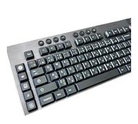 PBT Keycap Set compatible with Logitech G915/G815, 109 Keys Black | English/Japanese Bilingual, American Layout, G913/G815 TKL Support, Full 109-Key Coverage, PBT Material