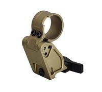 PBTMCD 0.9-2.91" FTC Ring Magnifier Metal Mount Base, 30mm Tube Diameter, QD Quick Release/Detach Flip-To-Center Mechanism(2.26" Tan)