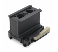 PBTMCD 1.93" Height Sight Riser QD Mount Base With Spacer, Optics Scope Heighten Base Mount, For T1 T2 Series Etc Optic 20mm Pic Rail