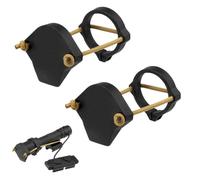 PBTMCD 2-Pack Medium Tactical Flashlight Lens Cover - Fits 1.125”-1.25” Lightst, Includes Shock Cords & Strap