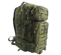 PBTMCD 30L Russian Camo Tactical Backpack - Molle-Compatible Rucksack For Hiking, Combat Simulation & Outdoor Sports(A-tacs Fg)