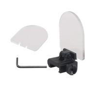 PBTMCD 3mm Thick Transparent Scope Optic High Impact Shield Protector, 20mm Foldable Lens Cover, Clear Lens Protector