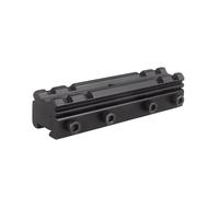 PBTMCD 90mm Aluminum Alloy Riser Rail Mount, Dovetail 4 Slots, Top 21mm Width Mount Base, Rail Adaptor For Flashlight Scope Sight