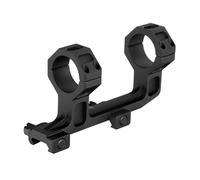 PBTMCD Dual Ring Cantilever Scope Mount Zooming System For 25.4/30/34mm Tube With Offset Side Base, For 11/20mm Rail(C - 1.93" 30mm Black)