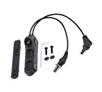 PBTMCD Dual Wire Modular Remote Three Button Pressure Switch, For PEQ15/L3 Etc M300/M600 Series Flashlight, Fit 20mm Rail(SF+Crane Plug)