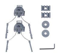 PBTMCD Headset ARC Rail Adapter Pair - Rotatable Helmet Mount For Tactical Fast Helmets(G)