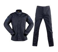 PBTMCD Men's Tactical Training Suit Set: Windproof Camo Jacket & Pants With Cargo Pockets For Outdoor Drills And Hunting(#9,3X-Large)