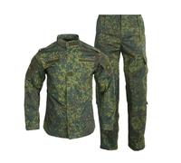 PBTMCD Men's Tactical Training Suit Set: Windproof Camo Jacket & Pants With Cargo Pockets For Outdoor Drills And Hunting(4#,3X-Large)
