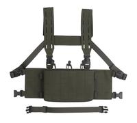 PBTMCD Modular Tactical Chest Pack - Detachable Triple Pouch System With H-Harness & Expandable MOLLE Panels(Rg)