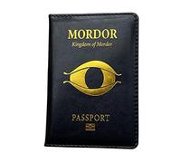 PBTMCD Novelty Passport Protector Holder Cover, Vaccine ID Card Leather Case Holder Combo Travel Accessories, Mens Gift for Father, Husband, Boyfriend Vikings Wallet Gift,Kingdom of Gondor