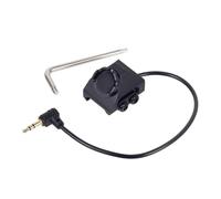 PBTMCD Remote Activation Metal Modular Wire Button Pressure Switch Accessories, For Standard 20mm Rail Mounting(3.5mm Plug)