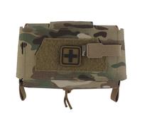PBTMCD Split-Design Tactical First Aid Pouch - MOLLE Compatible IFAK Medical Bag For Belt Or Vest(Camo)