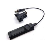 PBTMCD SR07 Dual Remote Switch With Tailcap Kits For M300 M600 X400 Light - 7" Cable Picatinny Mount(BK XT SR07)