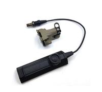 PBTMCD SR07 Dual Remote Switch With Tailcap Kits For M300 M600 X400 Light - 7" Cable Picatinny Mount(TAN XT SR07)