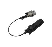 PBTMCD SR07 Dual Remote Switch With Tailcap Kits For M300 M600 X400 Light - 7" Cable Picatinny Mount(TAN DS SR07)