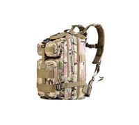 PBTMCD Tactical 30L Backpack, 600D Oxford MOLLE Rucksack With Laptop Sleeve, Ergonomic Mesh Padding, 3-Day Assault Pack For Hiking, Training(Camouflage)
