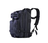 PBTMCD Tactical 30L Backpack, 600D Oxford MOLLE Rucksack With Laptop Sleeve, Ergonomic Mesh Padding, 3-Day Assault Pack For Hiking, Training(Black)