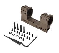 PBTMCD Tactical Cantilever Riflescope Mount, One-Piece Scope Ring, Picatinny Weaver 20mm Rail(1.54" 34mm Tan)