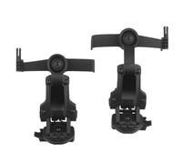 PBTMCD Tactical Helmet Rail Headset Adapter - 360° Rotating Bracket For ARC & Team W-dy Helmets(Bk)