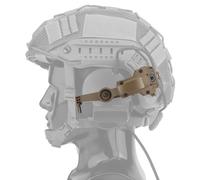 PBTMCD Tactical Helmet Rail Headset Adapter - 360° Rotating Bracket For ARC & Team W-dy Helmets(T)
