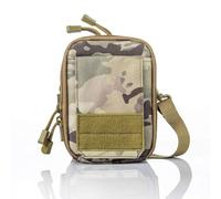 PBTMCD Tactical Kit Pouch - Molle-Compatible Camouflage Accessory Bag For Airsoft, Hiking & Combat Gear(CP)