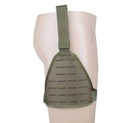 PBTMCD Tactical Laser-Cut MOLLE Drop Leg Platform, With Adjustable Straps & Hook-and-Loop Belt For Holster, Mag Pouches & Gear(OD)