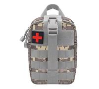 PBTMCD Tactical Medical Pouch IFAK For CS Game - MOLLE Compatible First Aid Kit Bag, Compact EMT Gear With Internal Webbing(Color 4)