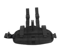 PBTMCD Tactical Molle Leg Strap Pouch For Airsoft CS Game -Drop Platform With Quick-Draw Holster And Modular Attachment System(Black)