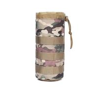 PBTMCD Tactical Water Bottle Pouch, MOLLE Compatible Holder, High Density Nylon, Fits 10cm Diameter Bottles, Durable Water-Repellent Design(CP)