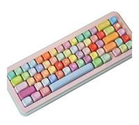 PBTs Colorful Keycaps Set For Gaming Keyboards 5 Sideds Dyes Sublimations Printing Texture Ergonomic MOAs Profile Keycaps For Mechanical Keyboards