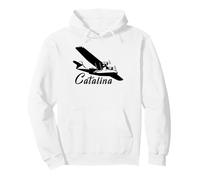 PBY Catalina American Plane Flying Silhouette Pullover Hoodie
