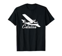 PBY Catalina American Plane Flying Silhouette T-Shirt