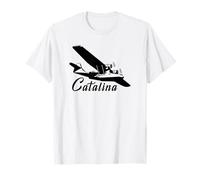 PBY Catalina American Plane Flying Silhouette T-Shirt