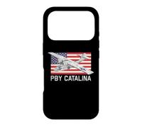 PBY Catalina American WW2 Flying Boat Diagram USA Flag Case for iPhone 17 Pro