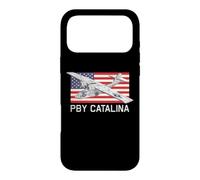 PBY Catalina American WW2 Flying Boat Diagram USA Flag Case for iPhone 17 Pro Max