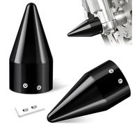 PBYMT Black Front Axle Nut Caps