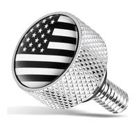 PBYMT Flag Seat Bolt Fender Rear American Screw Stainless Steel 1/4"-20 Thread Fit for Harley Davidson 1997-2026 Touring XG XL Dyna Softail Sportster CVO Fatbob (Chrome)